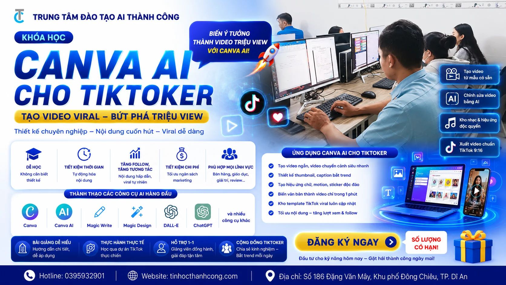 Khóa Học Canva AI Cho TikToker Giúp Tạo Video Viral Nhanh Hơn