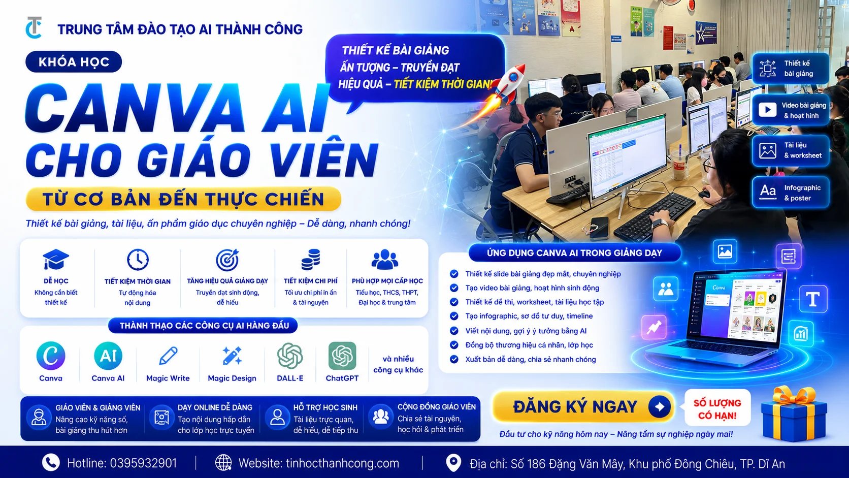 Khóa Học Canva AI Cho Giáo Viên Từ Cơ Bản Đến Thực Chiến 2026