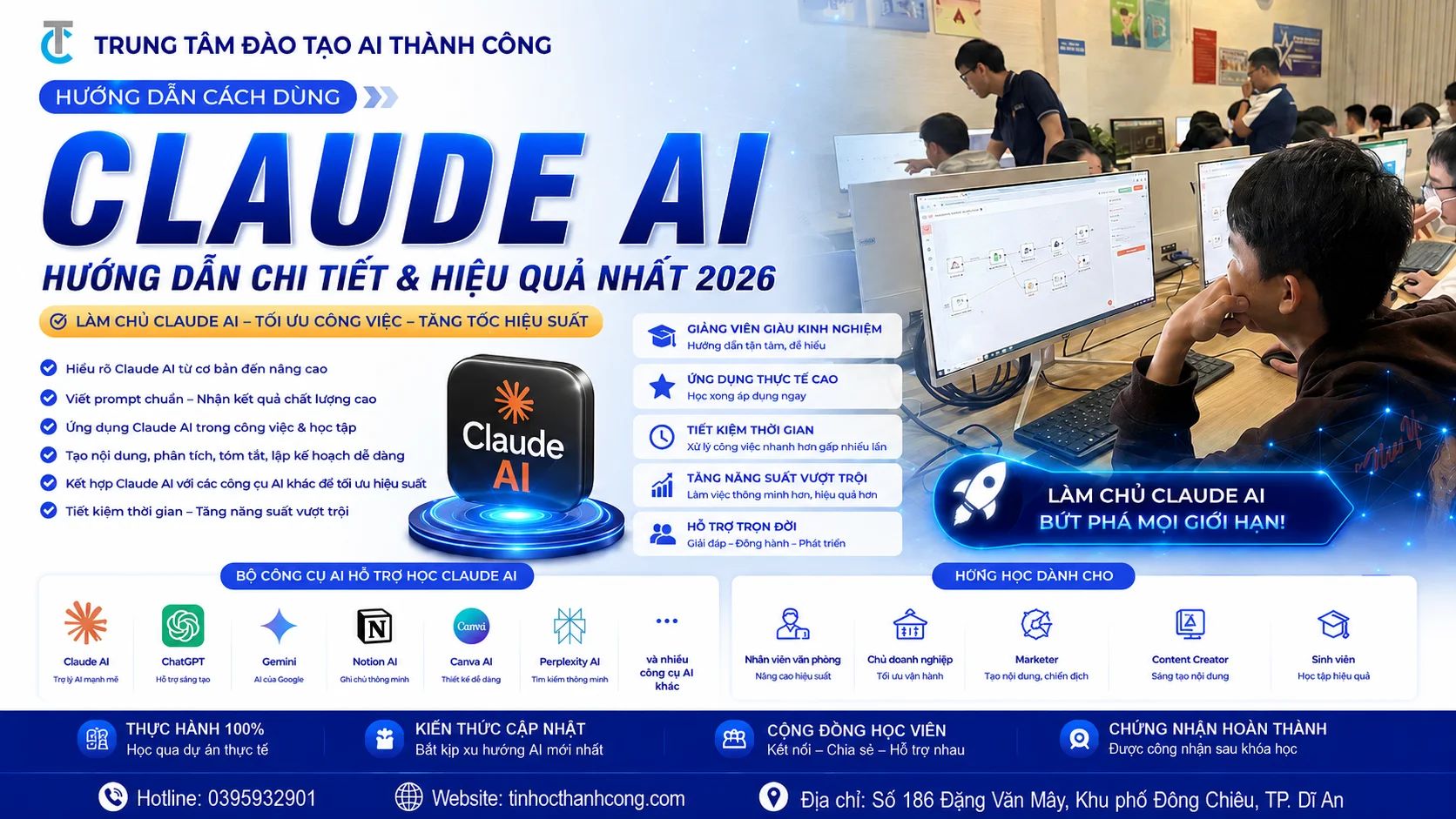 Hướng Dẫn Cách Dùng Claude AI Chi Tiết Và Hiệu Quả Nhất 2026