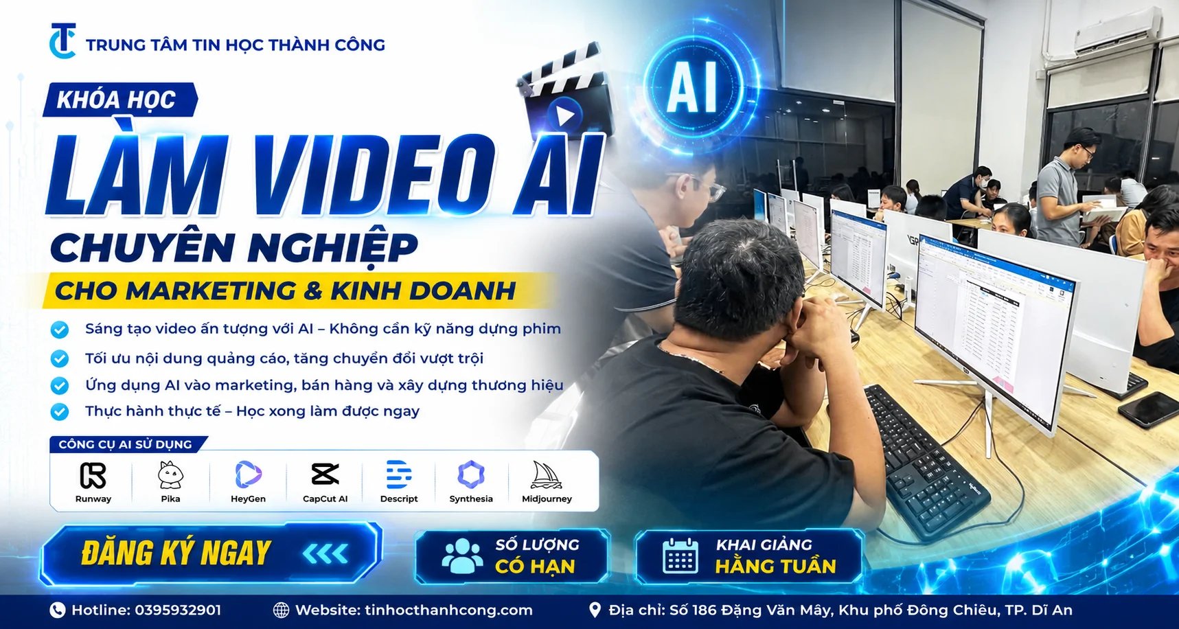 Khóa Học Làm Video AI Chuyên Nghiệp Cho Marketing Và Kinh Doanh