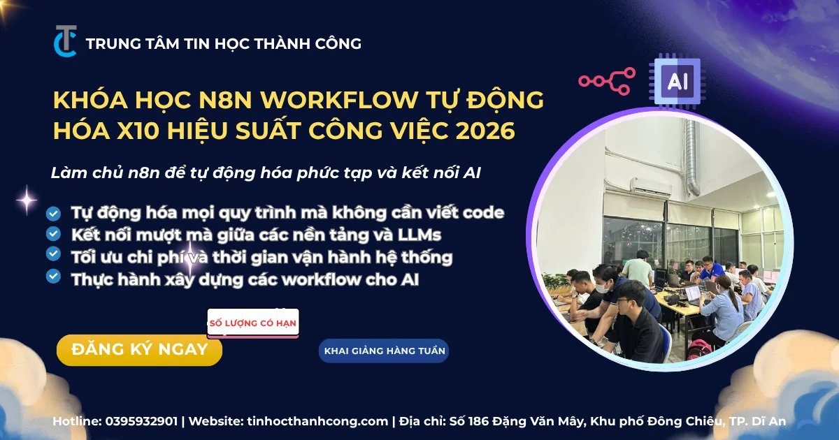 N8N Workflow Là Gì? Hướng Dẫn Tự Động Hóa Tối Ưu Hiệu Suất Năm 2026