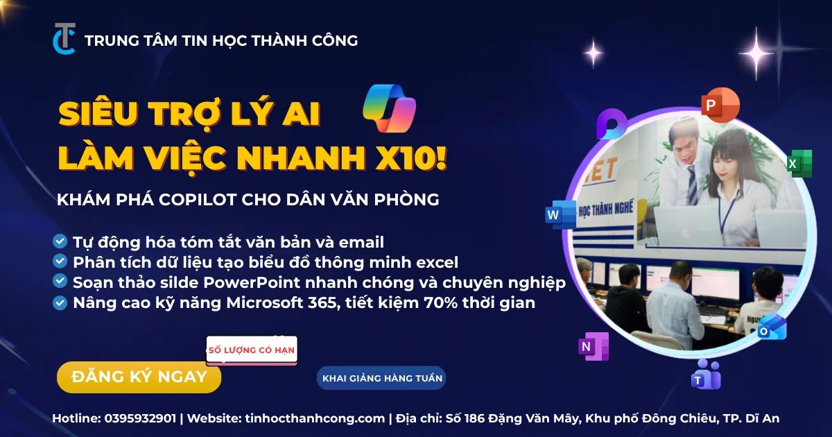 Cách Dùng Microsoft Copilot Tối Ưu Hiệu Suất Dân Văn Phòng