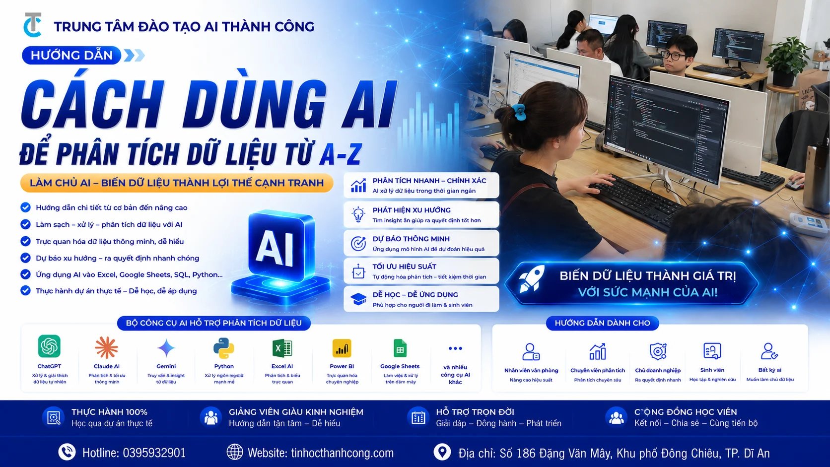 Hướng Dẫn Cách Dùng AI Để Phân Tích Dữ Liệu Từ A-Z