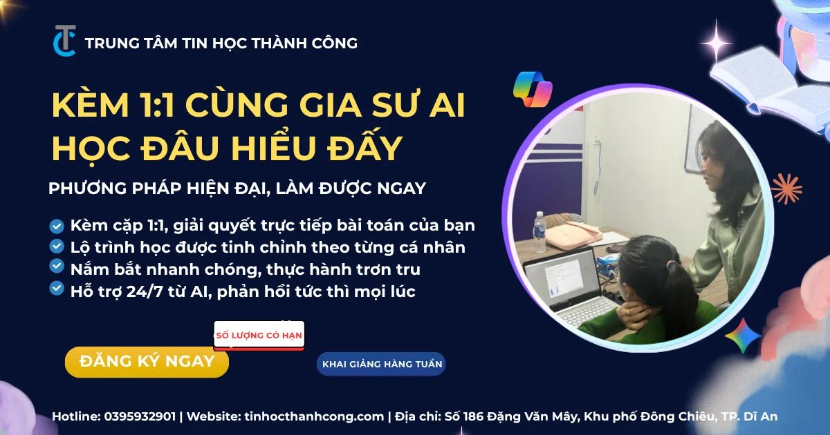 Dịch Vụ Gia Sư AI Kèm Cặp Trực Tiếp Năm 2026: Lộ Trình Tối Ưu Năng Suất Cho Người Đi Làm