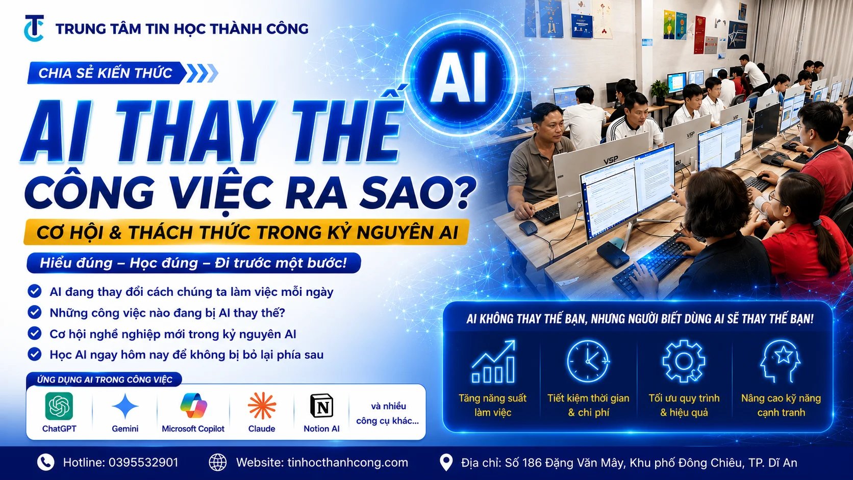 AI Thay Thế Công Việc Ra Sao? Cơ Hội Và Thách Thức Trong Kỷ Nguyên AI